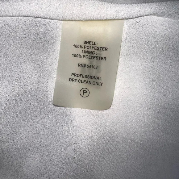 Tommy Hilfiger,10, grey white polkadot high neck sheer chiffon lined maxi dress - Picture 7 of 10